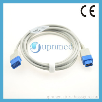 Ge Trusignal 9 Pin Male to Female SpO2 Extension Cable